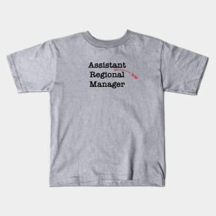 Assistant (to the) Regional Manager Kids T-Shirt